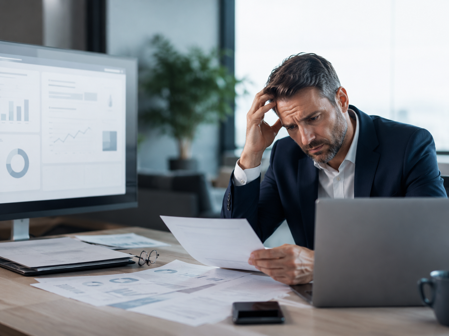 Decisiones tomadas sin indicadores claros ni visibilidad operativa