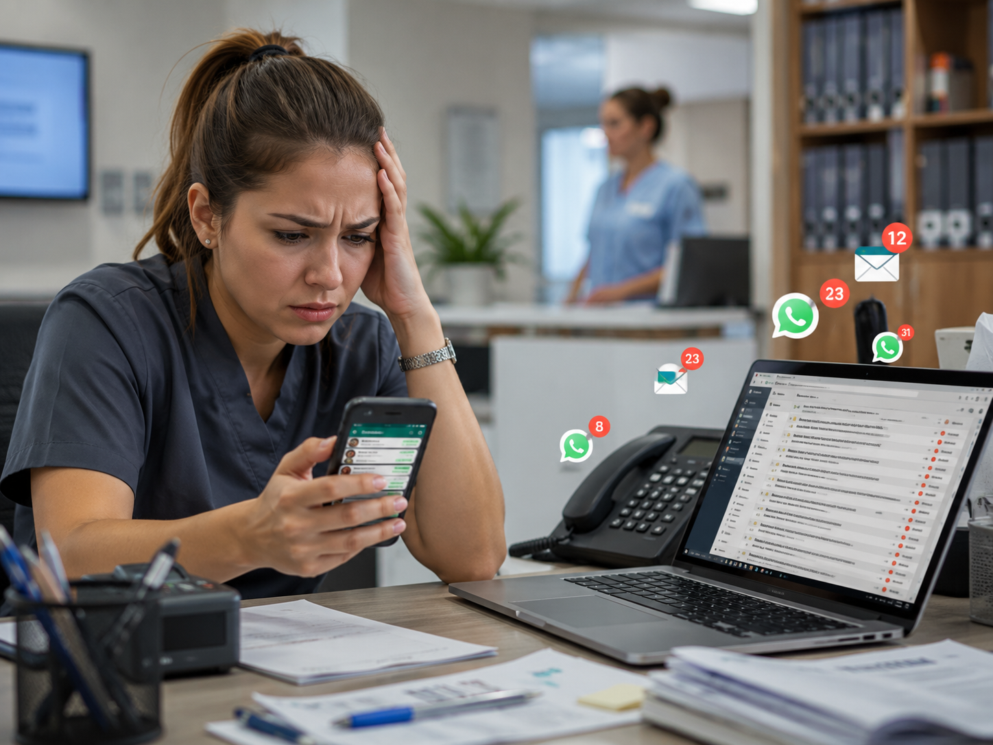 Solicitudes dispersas entre WhatsApp, correo y herramientas separadas