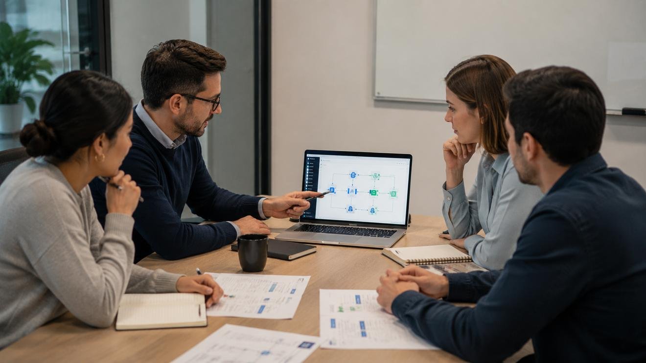 Revisión ejecutiva de procesos y operación digital